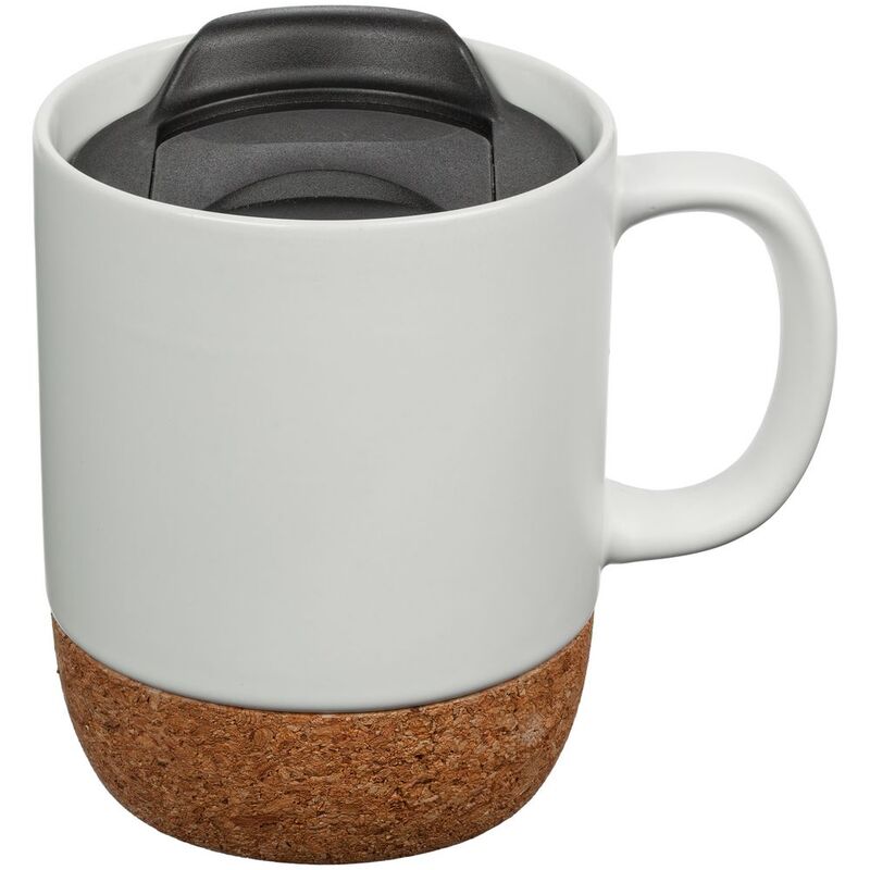 Кружка с пробковой подставкой Corky Walk, белая арт.12893.60