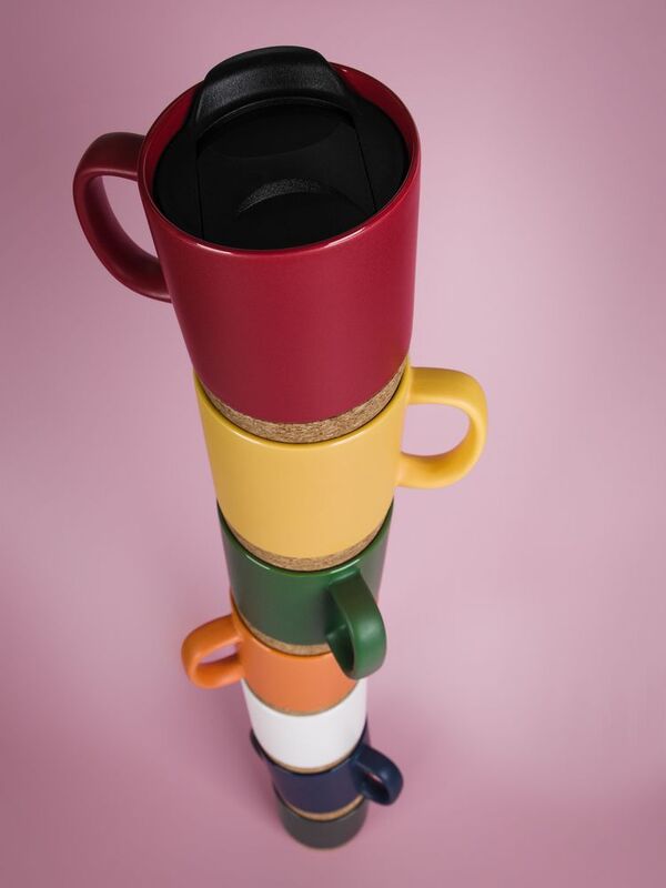 Кружка с пробковой подставкой Corky Walk, белая арт.12893.60