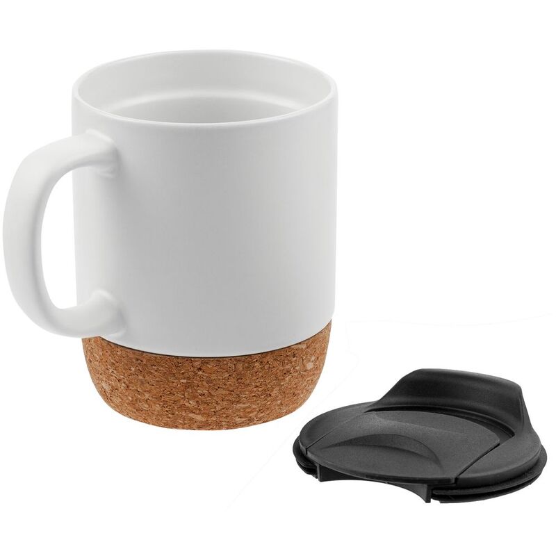 Кружка с пробковой подставкой Corky Walk, белая арт.12893.60