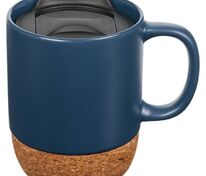 Кружка с пробковой подставкой Corky Walk, синяя арт.12893.40