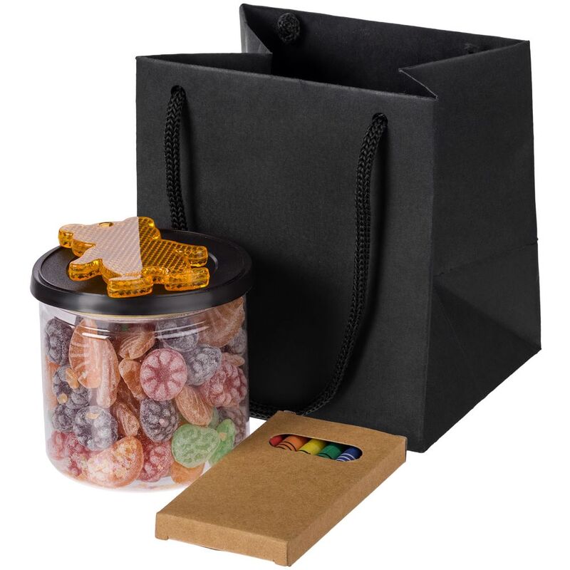 Пакет бумажный под кружку Cupfull, черный арт.75555.30