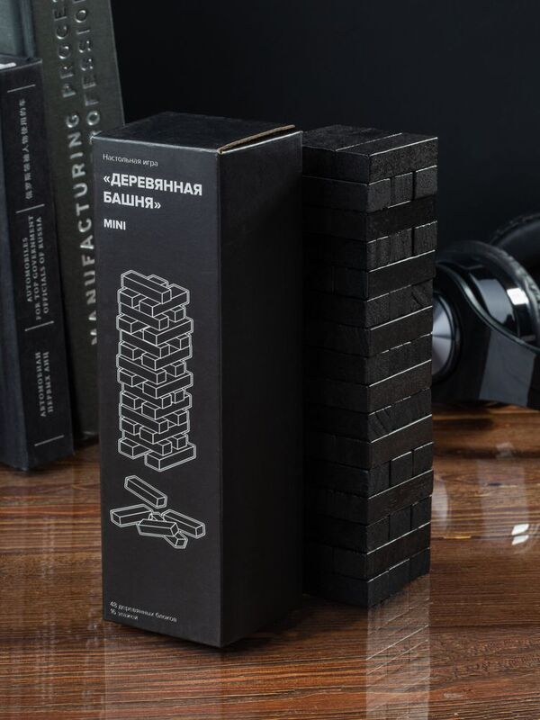 Игра &laquo;Деревянная башня мини&raquo;, черная арт.5351.30