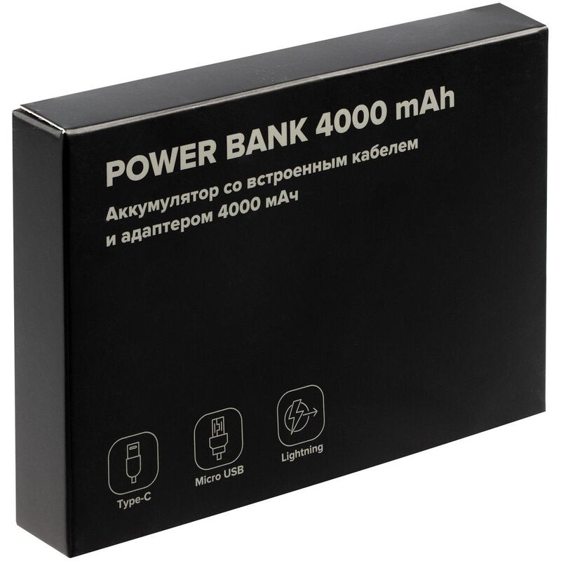 Внешний аккумулятор Easy Trick Comfort 4000мАч, синий арт.19999.40