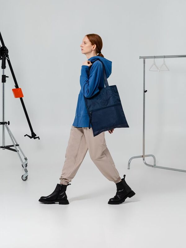 Сумка для покупок Triangel, синяя арт.12414.44