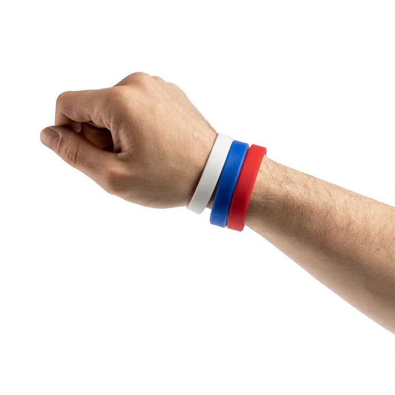 Силиконовый браслет Valley, белый арт.13745.60