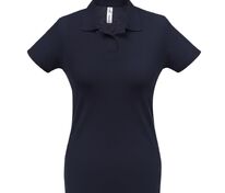 Рубашка поло женская ID.001 темно-синяя арт.PWI11003