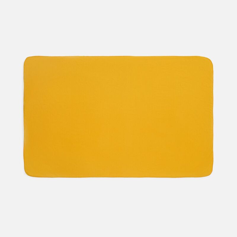 Флисовый плед Warm&Peace, желтый арт.7669.80