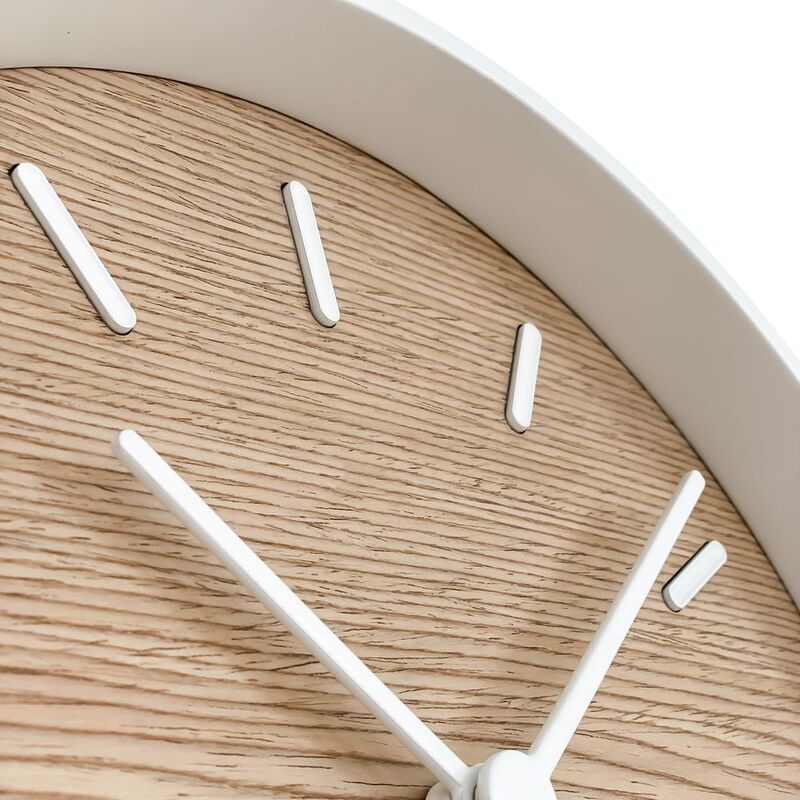 Часы настенные Kudo, беленый дуб арт.17118.16