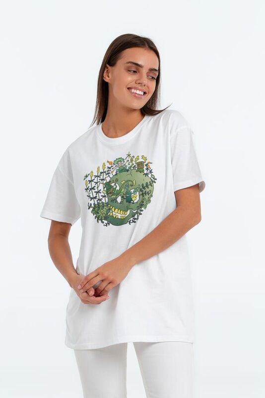 Футболка &laquo;Серенада&raquo;, белая арт.71069.60