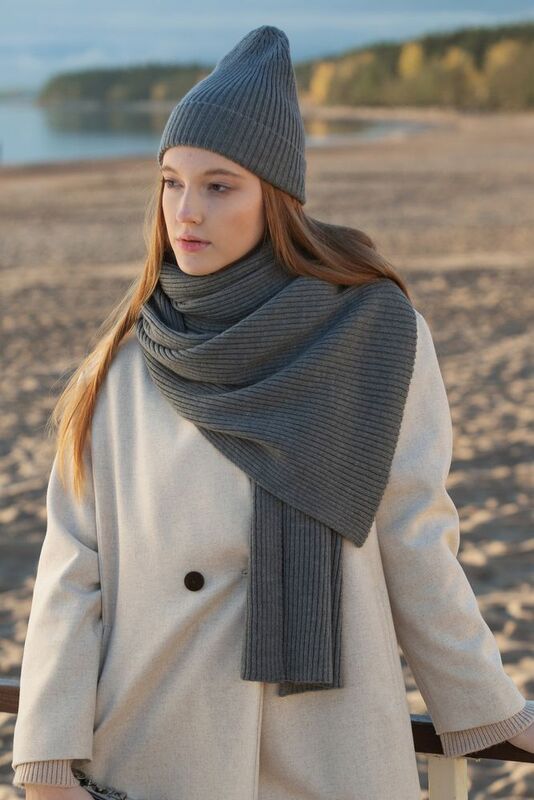 Шапка Alpine, серая арт.18003.11