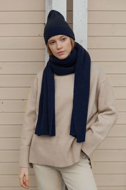 Шапка Alpine, синяя арт.18003.40