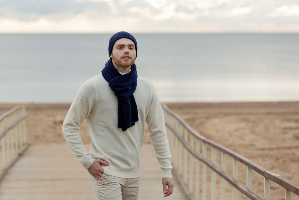 Шарф Cordelia, синий арт.18004.40