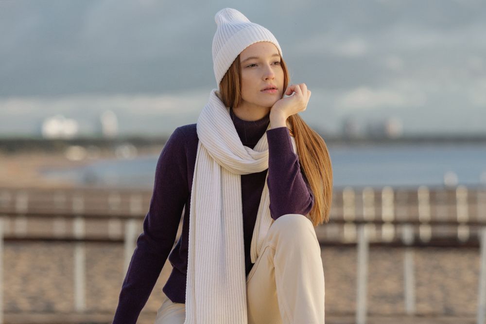 Шарф Alpine, белый арт.18005.60