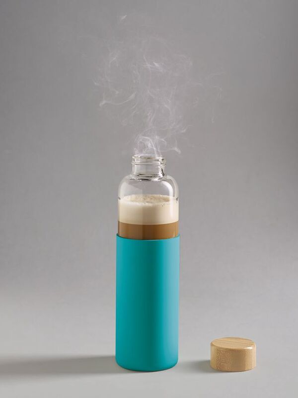 Бутылка для воды Dakar, прозрачная с бирюзовым арт.12675.40