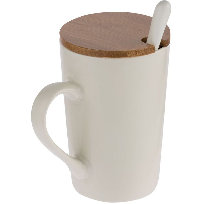 Кружка Parley с ложкой и бамбуковой крышкой арт.12844.60