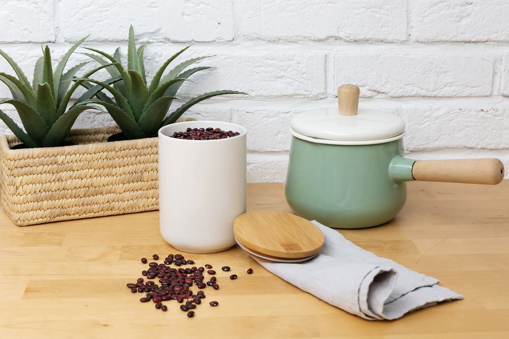 Банка для хранения Bambic с бамбуковой крышкой арт.12846.60