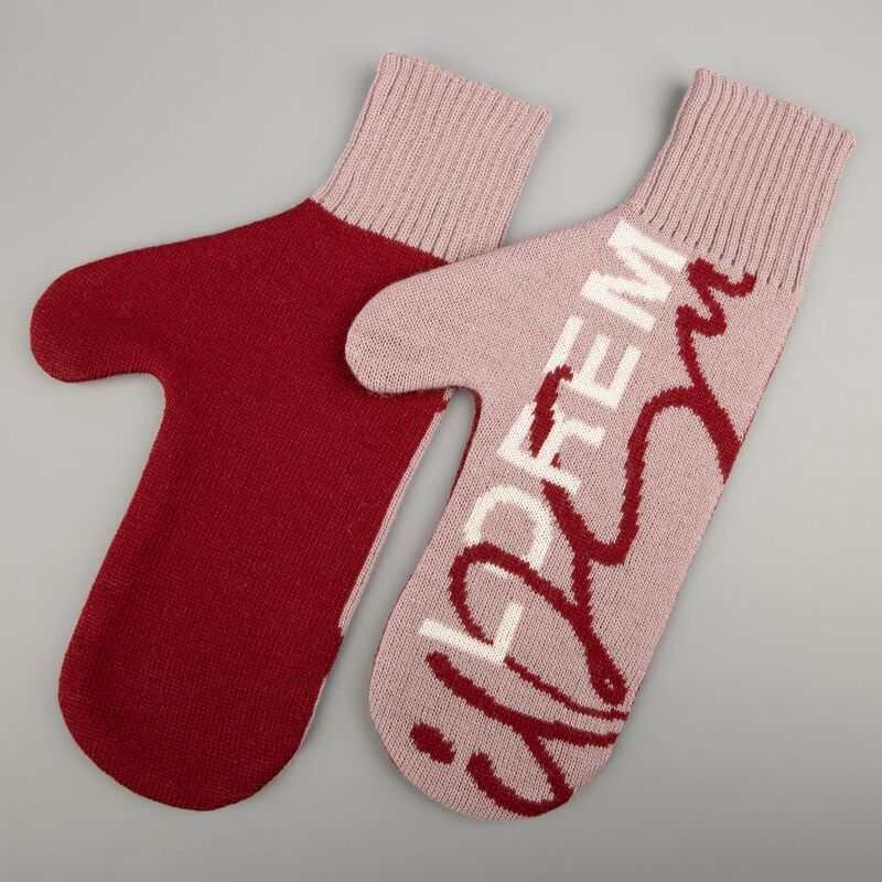 Варежки на заказ Mani, полушерсть арт.18547.02