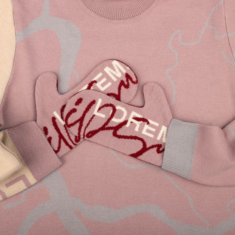 Варежки на заказ Mani, полушерсть арт.18547.02