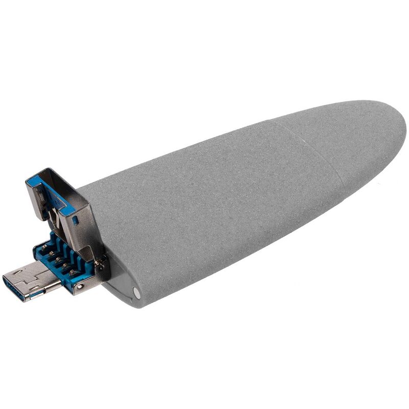 Флешка Pebble Universal, USB 3.0, серая, 64 Гб арт.15810.04