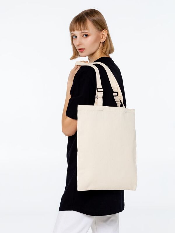 Сумка для покупок с регулируемыми ручками Leta, неокрашенная арт.12198.66