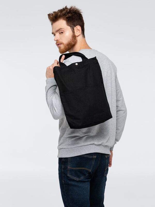 Сумка холщовая через плечо Artspace, черная арт.10878.30