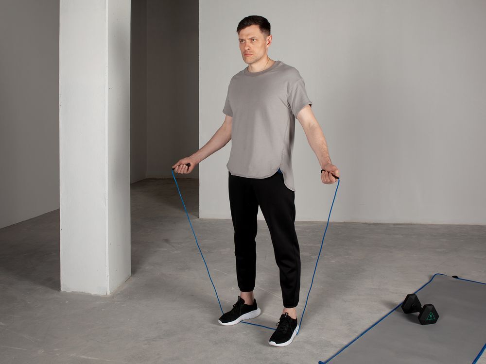 Скакалка Hopper, синяя арт.12993.40