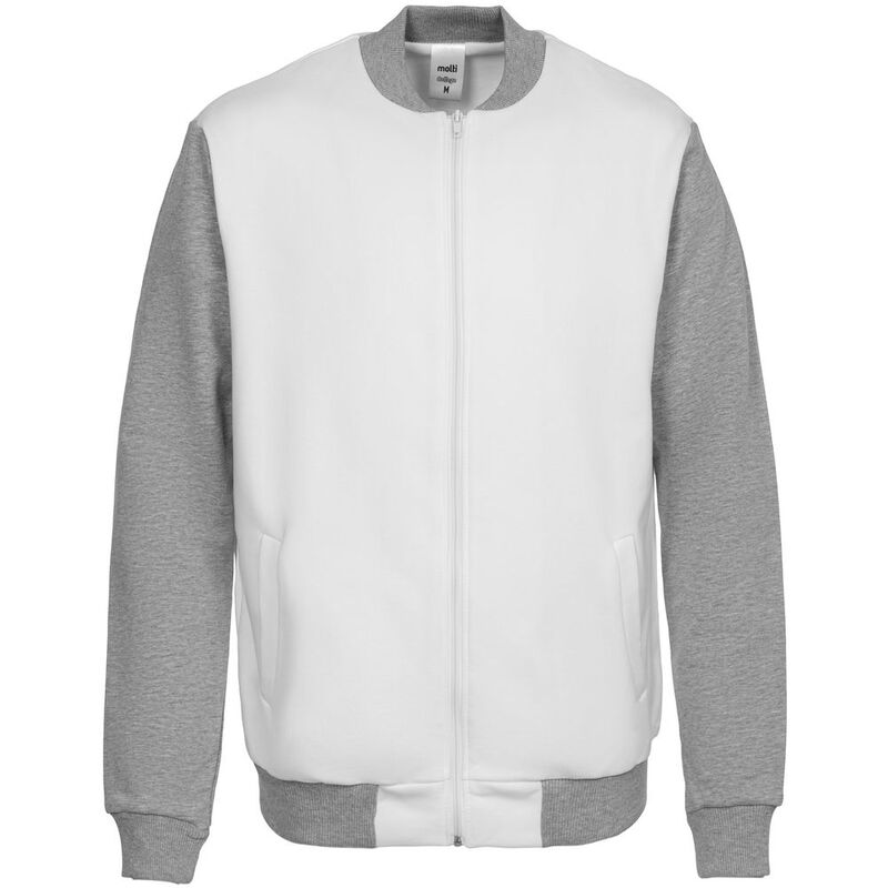 Бомбер College, молочно-белый арт.11577.60