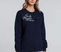 Свитшот &laquo;Звездная пыль&raquo;, темно-синий арт.71143.40