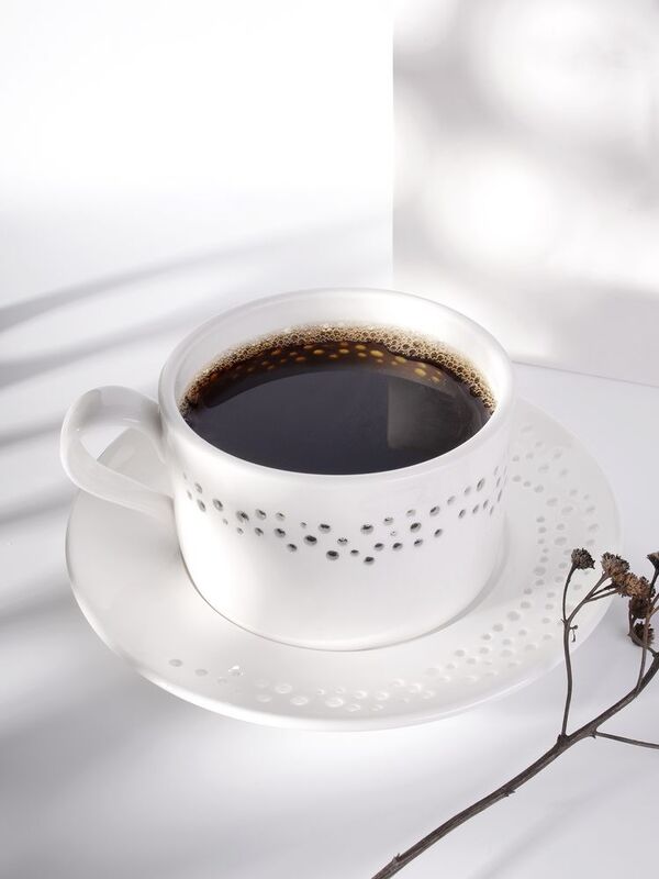 Чайная пара Coralli Luziano, белая арт.15120.60