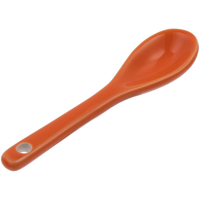 Кофейная кружка Pairy с ложкой, белая с оранжевой арт.13138.62