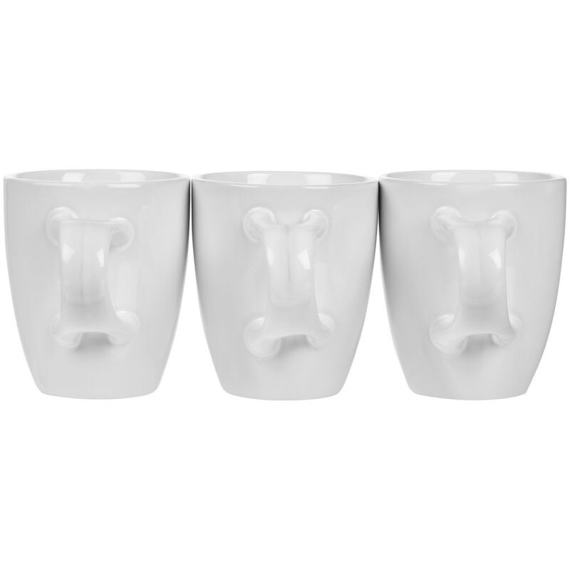 Кофейная кружка Pairy с ложкой, белая с красной арт.13138.65