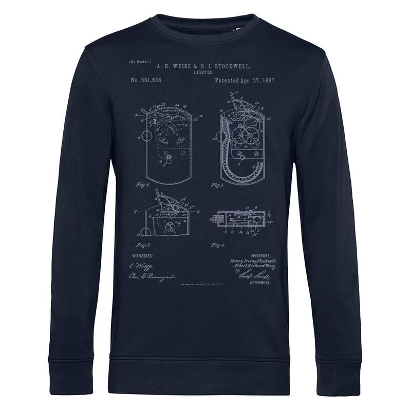 Свитшот Old Patents. Lighter, темно-синий арт.71162.40