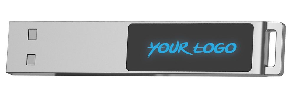 Флешка markBright с синей подсветкой, 16 Гб арт.21022.46