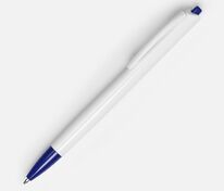 Ручка шариковая Tick, белая с синим арт.15906.64