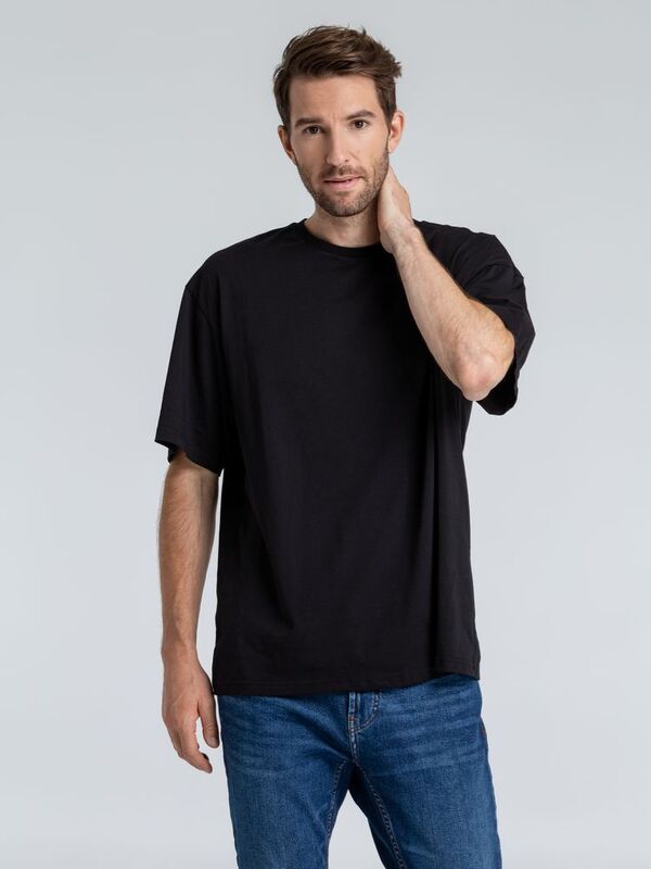 Футболка оверсайз &laquo;Чистая соль&raquo;, черная арт.71170.30