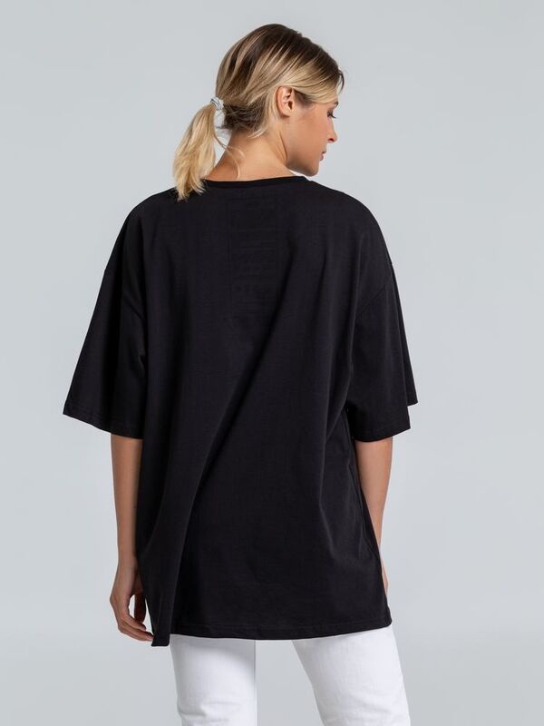 Футболка оверсайз &laquo;Чистая соль&raquo;, черная арт.71170.30