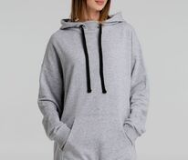 Худи оверсайз &laquo;Чистая соль&raquo;, серый меланж арт.71171.11