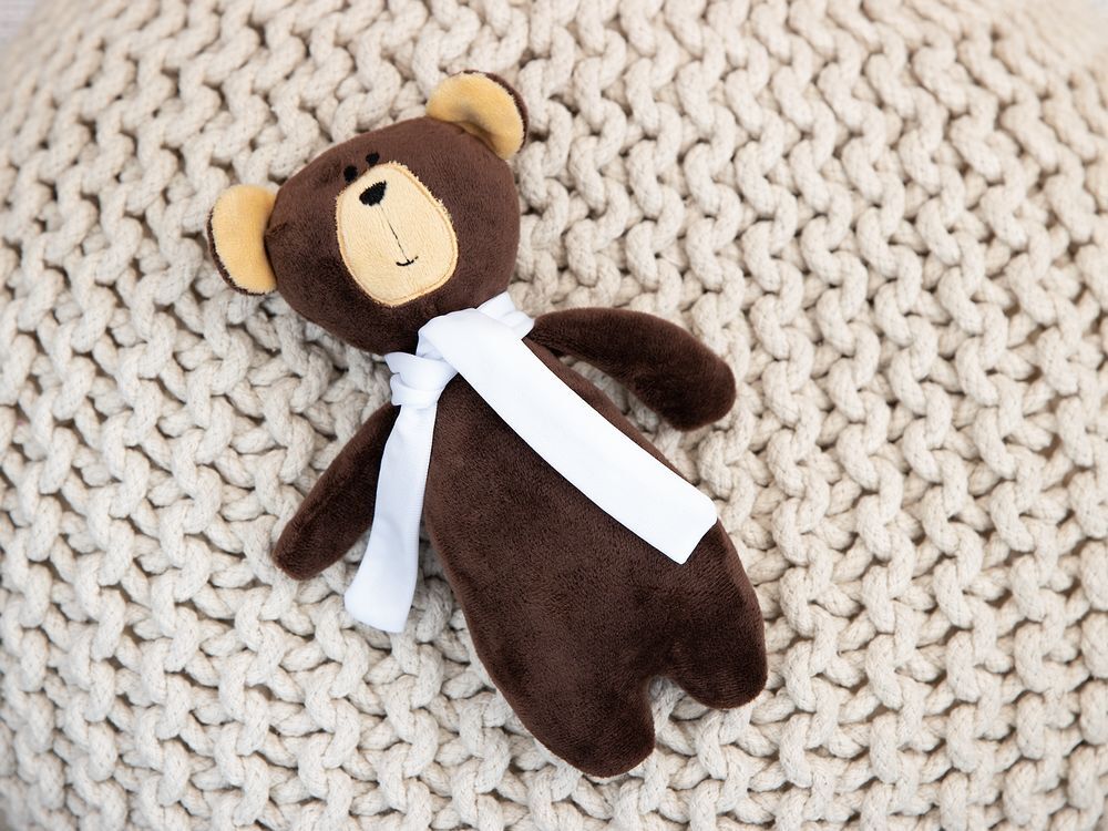 Мягкая игрушка Beastie Toys, мишка с белым шарфом арт.12988.01