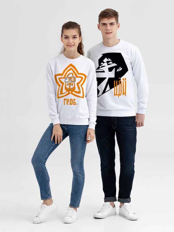 Свитшот &laquo;Меламед. Егор Летов&raquo;, белый арт.71175.60