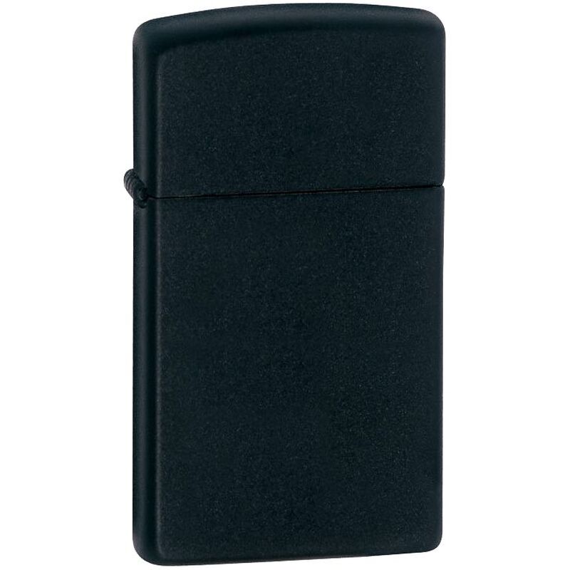 Зажигалка Zippo Slim Matt, матовая черная арт.12973.30