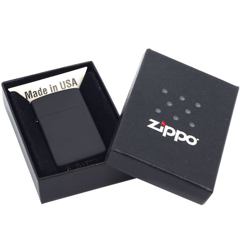 Зажигалка Zippo Slim Matt, матовая черная арт.12973.30