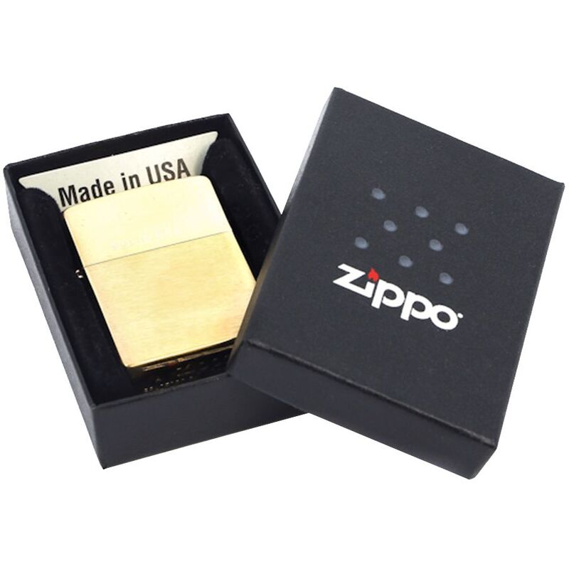 Зажигалка Zippo Classic Brushed, золотистая арт.12976.00