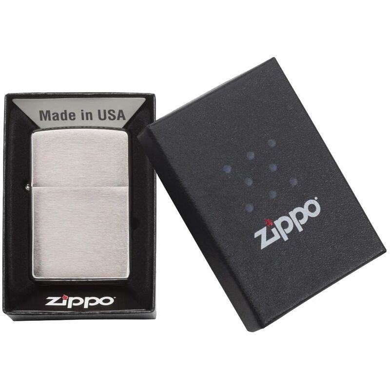 Зажигалка Zippo Classic Brushed, серебристая арт.12977.11