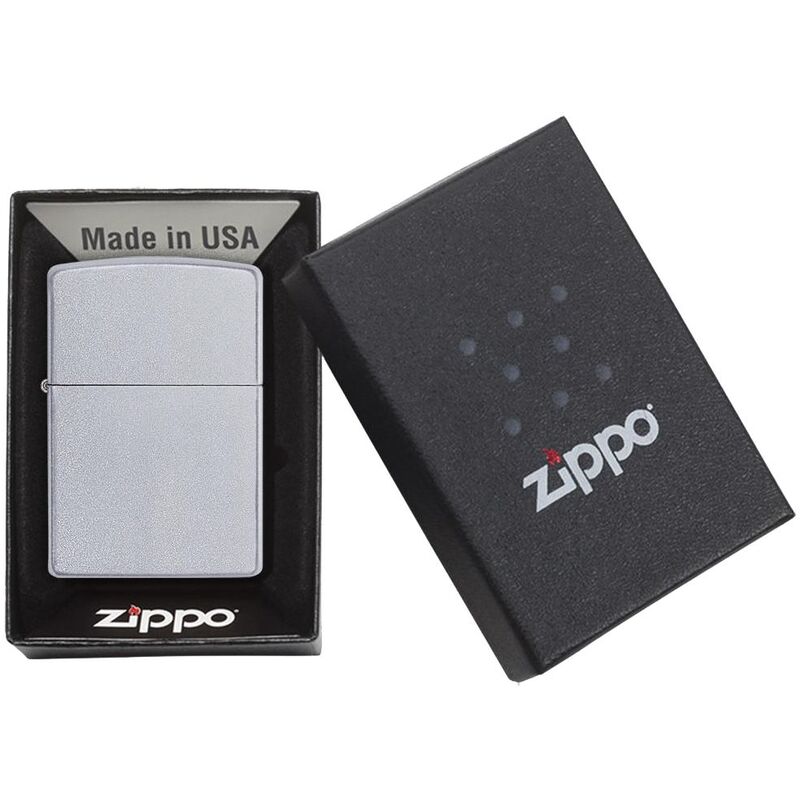 Зажигалка Zippo Classic Satin, серебристая арт.12979.11