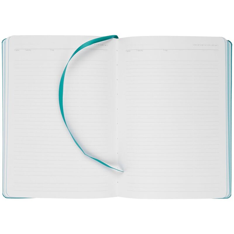 Ежедневник Cortado, недатированный, бирюзовый арт.17887.49