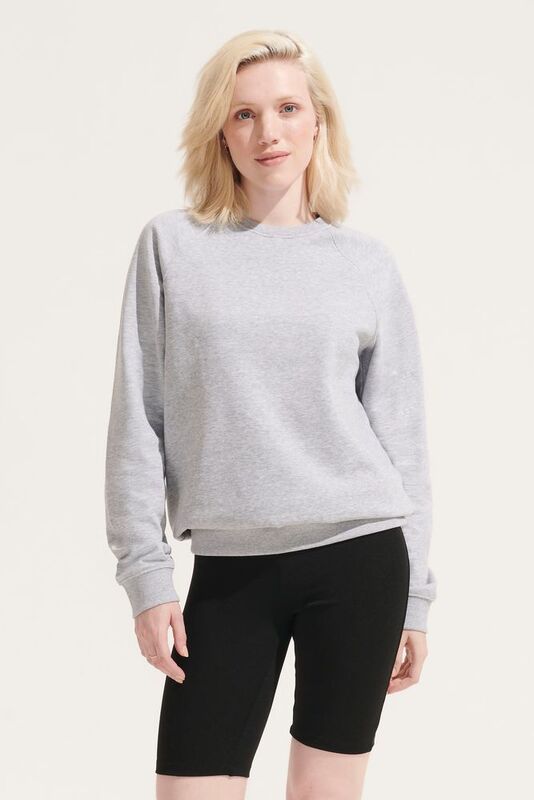 Свитшот унисекс Space, черный меланж арт.03567348