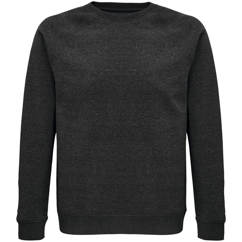 Свитшот унисекс Space, черный меланж арт.03567348