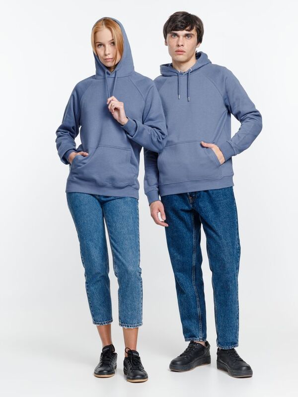 Толстовка унисекс Stellar, синяя арт.03568205