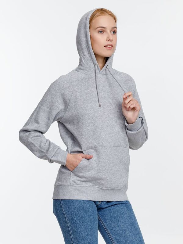 Толстовка унисекс Stellar, серый меланж арт.03568360