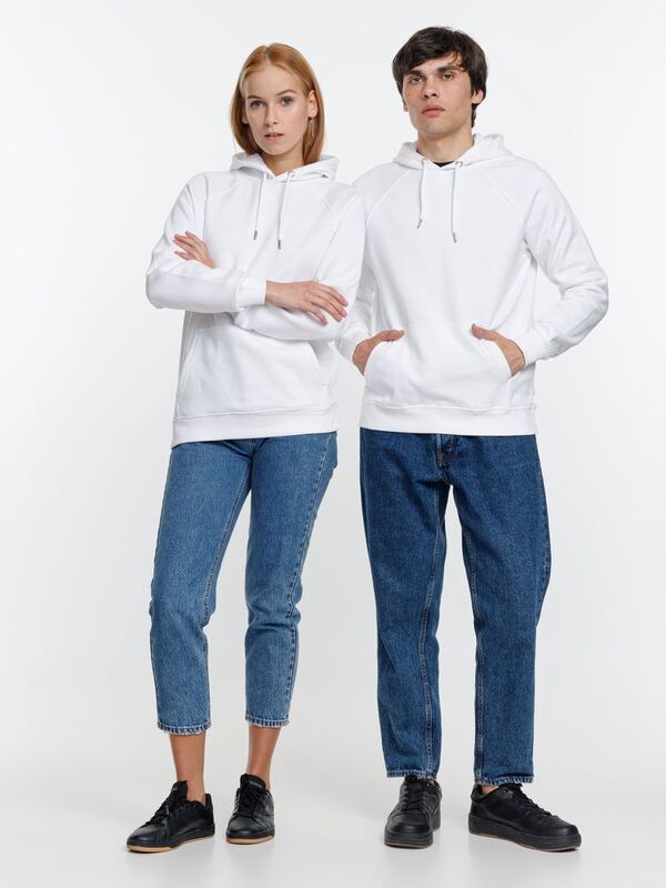 Толстовка унисекс Stellar, белая арт.03568102